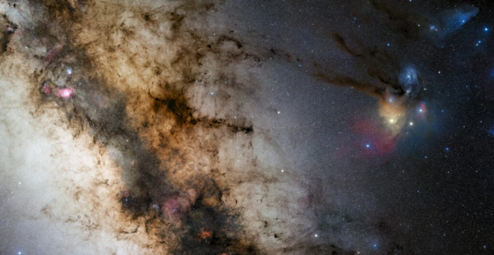 Centrul galactic al Căii Lactee. Credit foto: ESO/S. Guisard