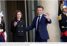 Macron vrea un răspuns rapid al UE la cererea de aderare a Republicii Moldova