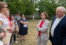 Președinta Republicii Moldova Maia Sandu a vizitat două sate din raionul Șoldănești