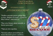 Studioul foto „StudioDELUXE99”, printre sponsorii concursului foto „Fii Alba ca Zăpada și Ajutorul lui Moș Crăciun în 2022”