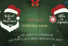 STOP VOT pentru concursul foto „Fii Alba ca Zăpada și Ajutorul lui Moș Crăciun în 2022”