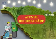 Florești: unde și când va stinge lumina, în legătură cu executarea lucrărilor de mentenanță