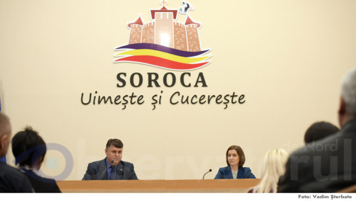 Maia Sandu la Soroca