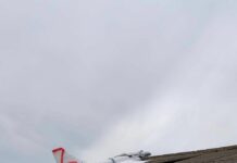 Dronă prăbușită pe casa unui paznic din Florești