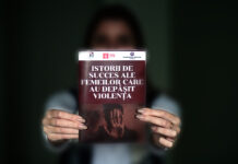 Broșura „Istorii de succes ale femeilor care au depășit violența” lansată la Centrul DACIA