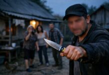 Amenințări cu cuțitul și pătrundere ilegală într-o gospodărie din raionul Soroca