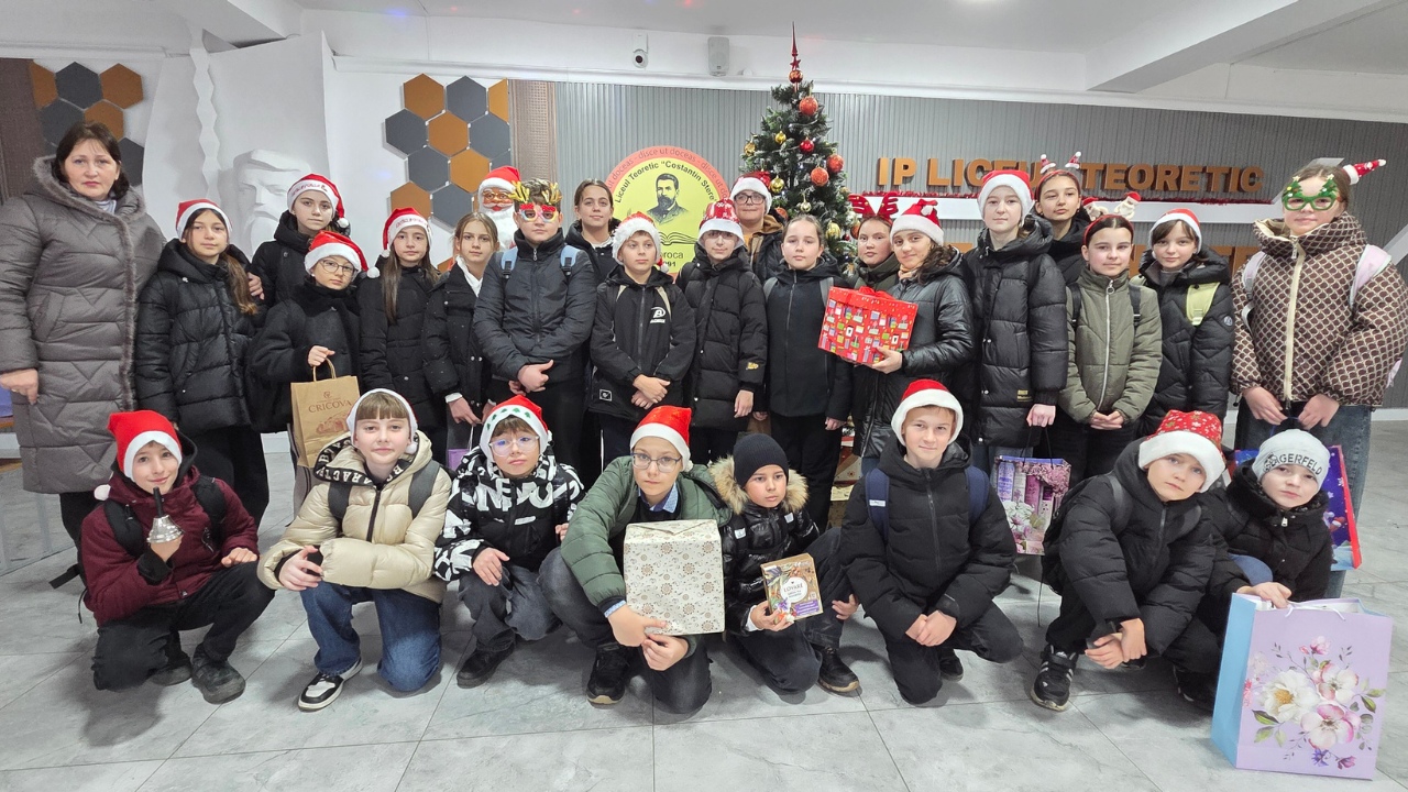 Elevii clasei a V-a „B” de la Liceul Teoretic „Constantin Stere” din Soroca au adus zâmbete copiilor cu nevoi speciale printr-o acțiune de caritate