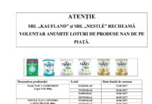 Au fost identificate neconformități la un ingredient provenit de la un furnizor extern