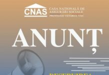 Atenție! În perioada 28-30 ianuarie, subdiviziunile teritoriale ale CNAS vor deservi cetățenii în intervalul de timp 09:00 – 15:00