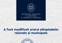 A fost modificat Orarul de desfășurare a olimpiadelor raionale/municipale/regionale