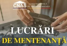 Mâine, 11 februarie, în intervalul 10:00-15:00, sunt planificate lucrări de mentenanță la unele servicii prestate de CNAS
