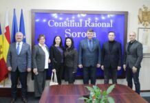 Ion Ștefanovici, președintele Centrului de Analiză și Planificare a Dezvoltării Regionale România, în vizită la Soroca