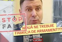 FALS: În Republica Moldova se va construi o fabrică de armament și muniții