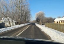 Drumul G14, sectorul Soroca se numără printre cele pe care s-a făcut plombare cu mixtură asfaltică