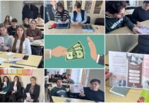 Elevii Colegiului „Mihai Eminescu” au participat la o lecție despre riscurile corupției / GALERIE FOTO