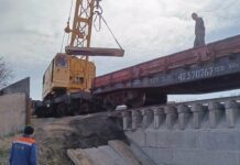 După Rogojeni și Florești, și stația feroviară Drochia dispune de estacadă feroviară