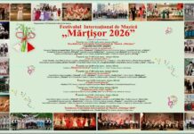 La Soroca începe Festivalul Internațional de Muzică „Mărțișor 2026” cu zeci de evenimente în oraș și în raion