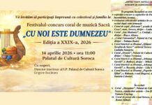 „Cu noi este Dumnezeu”: Festival-Concurs zonal de muzică sacră, ediția a XXIX-a