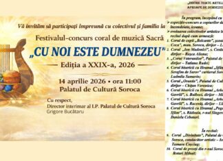 „Cu noi este Dumnezeu”: Festival-Concurs zonal de muzică sacră, ediția a XXIX-a
