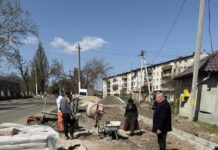 Trotuar nou, de 200.000 de lei, pe strada Vasile Stroescu din Soroca