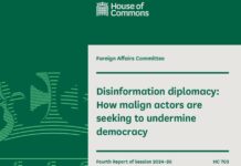 Raport al parlamentului britanic: Republica Moldova, în prima linie a războiului hibrid dus de Rusia