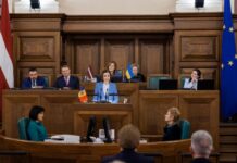 Maia Sandu a ridicat Parlamentul leton în picioare: „Republica Moldova aparține Europei, nu ca un favor, ci ca o necesitate strategică