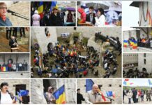 Sute de oameni au cerut în Cetatea Soroca scoaterea hotarului de pe Prut / GALERIE FOTO