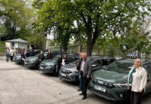 Parcul auto al Centrului Republican de Asistență Psihopedagogică, completat cu 5 automobile noi