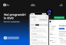 Cetățenii din raioanele Soroca, Florești și Drochia pot face programări pentru serviciile cadastrale direct din aplicația EVO