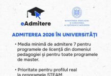 Omedie minimă de 7 – atâta trebuie să aibă candidații care vor să urmeze studii de licență în domeniul Științelor educației