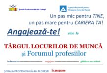 Târgul locurilor de muncă și Forumul profesiilor, organizat la Florești