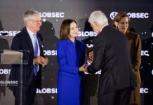 Președinta Maia Sandu, premiată la Forumul GLOBSEC de la Praga: „Este o onoare să reprezint cetățenii Republicii Moldova”