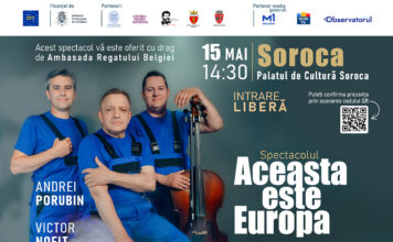 „Aceasta este Europa”: Un spectacol despre nașterea Uniunii Europene, va fi adus la Soroca de Ambasada Belgiei cu ocazia Zilei Europei