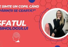 Sfatul psihologului Mihaela Alexandrov: „Ce simte un copil când părinții se ceartă?”