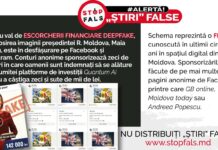 Un nou val de deepfake-uri cu Maia Sandu sub numele așa-zisei platforme de investiții „Quantum AI”