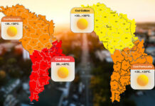 Arșiță în toată Republica Moldova: Cod Roșu și Portocaliu de caniculă până pe 1 iulie