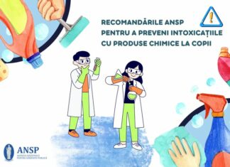 Specialiștii ANSP reamintesc măsurile de siguranță pentru a preveni cazurile de intoxicații în mediul casnic.
