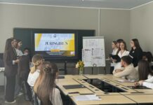 Viitorii juriști de la Colegiul „Mihai Eminescu” și-au prezentat rezultatele practicii profesionale / GALERIE FOTO