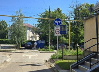 La Drochia, a fost fluidizat traficul rutier în perimetrul blocurilor locative din preajma Grădiniței numărul opt