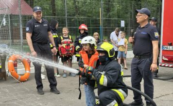 Exercițiu de evacuare în caz de incendiu desfășurat la tabăra de odihnă „La Dumbravă” / VIDEO
