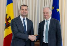 Premierul Vasile Tofan, în discuții cu Directorul General pentru Extindere și Vecinătatea Estică al Comisiei Europene, Gert Jan Koopman