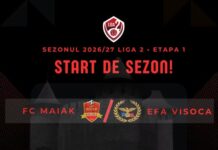 Pentru EFA noul campionat mâine mâine, 18 iulie, la Chirsova
