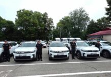 INSP a transmis cinci automobile subdiviziunilor beneficiare în cadrul proiectului „ISTROS”, cofinanțat de Uniunea Europeană / GALERIE FOTO