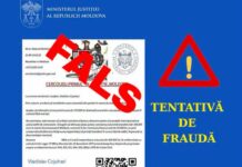 Atenție: tentativă de fraudă din numele Ministerului Justiției