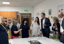 Ambasadorul Germaniei și reprezentanții GIZ au vizitat Biblioteca Municipală „Mihail Sadoveanu” din Soroca după modernizarea instituției / VIDEO