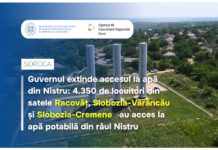 Peste 4.300 de cetățeni din trei sate – Racovăț, Slobozia-Vărăncău și Slobozia-Cremene, vor avea acces la apă din râul Nistru