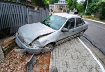 Accident rutier la Soroca: Un șofer a pierdut controlul volanului și s-a izbit într-un microbuz / VIDEO